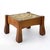 Wood Antique Stickley School Oak Flared Leg Footstool C1920 For Sale - Image 7 of 9