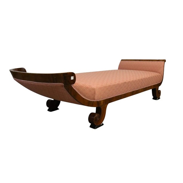 Biedermeier Rare 19th Century Drop End Biedermeier Style Daybed For Sale - Image 3 of 7