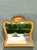 This exceptional vintage burl wood wall mirror is a refined example of fine marquetry craftsmanship, combining elegant...