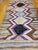 Ivory Vintage Moroccan Boucherouite Tribal Kilim, Handwoven Geometric Pattern, Ivory, 5’ X 9’ For Sale - Image 8 of 10
