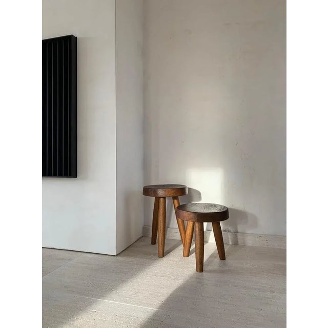 Not Yet Made - Made To Order Low Brown Milk Stool by Bicci de' Medici Studio For Sale - Image 5 of 7