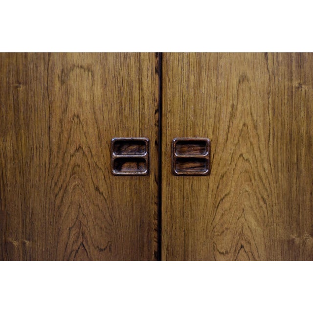 Mid-Century Modern Scandinavian Rosewood Highboard with Bar from Æ. Jensen & T. Mølholm, 1960s For Sale - Image 15 of 18