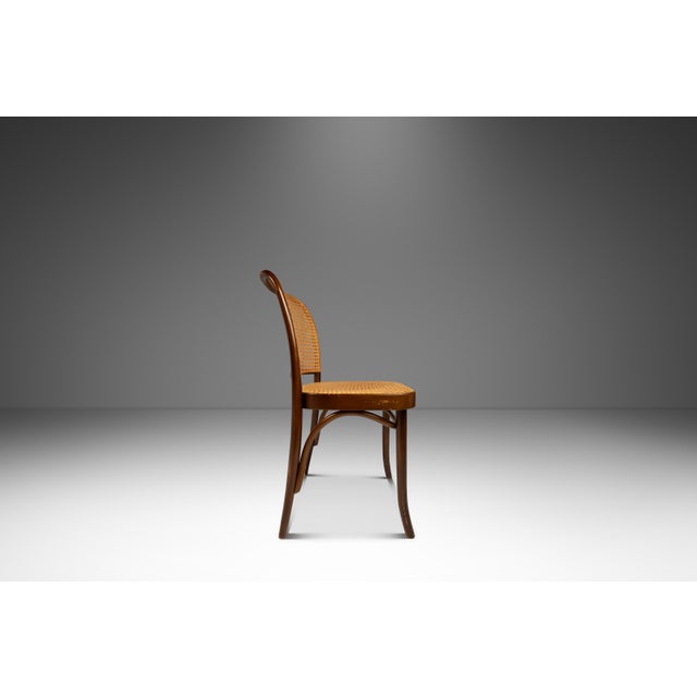 Introducing a rare and beautiful single bentwood Prague Model 811 side chair by the renowned designers Josef Frank and...