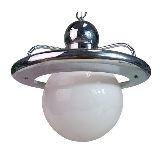Saturn Ceiling Lamp, 1950s, in Good conditions. Designed 1950 to 1959 Up to 250V (Europe/UK Standard).The wiring of this...