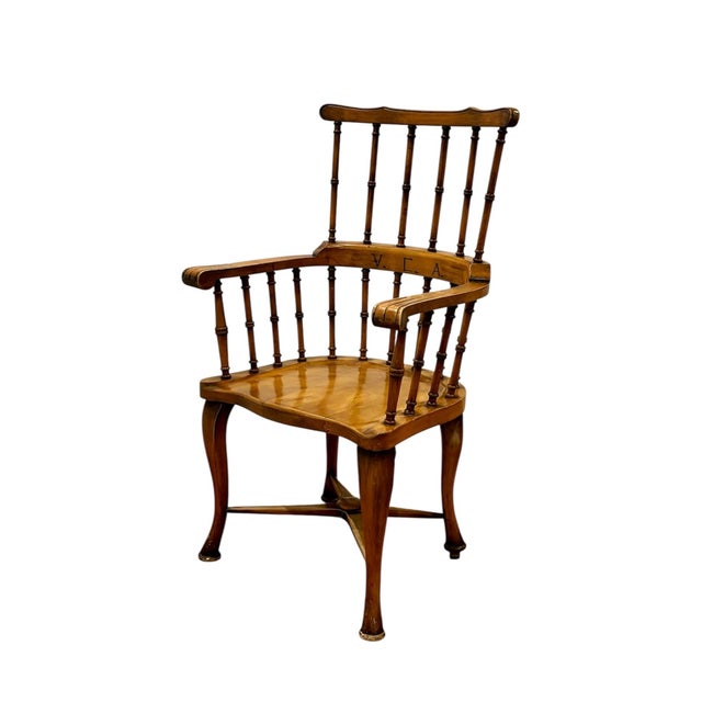 English Windsor Armchair, 1870 For Sale - Image 11 of 11