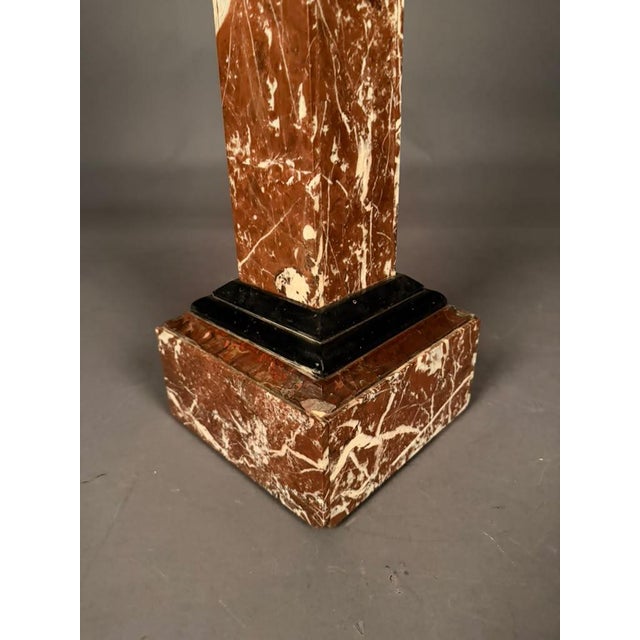 French Marble Pedestal, Circa 1870 For Sale - Image 9 of 9