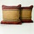 1980s Vintage Boho Chic Southwestern Ralph Lauren Jewel Tone Cut Striped Chenille Decorative Pillows - A Pair For Sale - Image 6 of 13