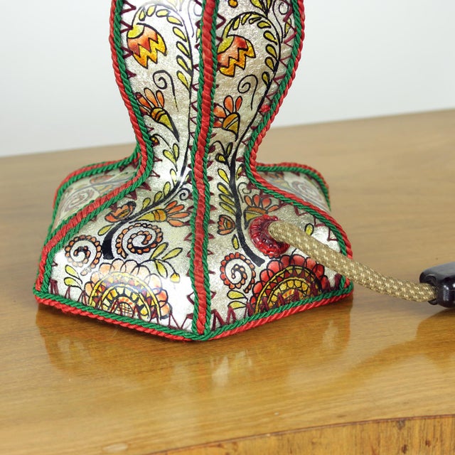Mid-Century Modern Snow White and Seven Dwarfs Children's Table Lamp, 1950s For Sale - Image 13 of 15