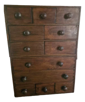 Vintage Apothecary Italian Cabinet
