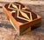 Vintage Marquetry Wood Diamond Box For Sale In West Palm - Image 6 of 12