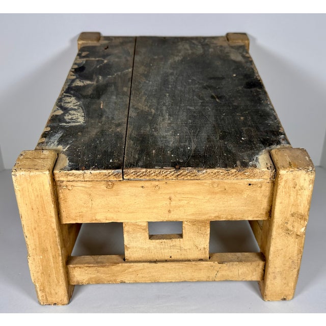 Wood 1920s Primitive Shoe Shine Bootblacks Stand For Sale - Image 7 of 16
