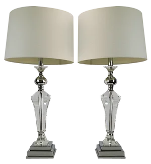 Lampshade in Glass, 1980s, Set of 2