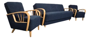 Mid-Century Modern Living Room Set, Set of 3