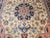 Vintage Turkish Heriz Serapi Rug, Hand-Knotted Wool, Geometric Pattern, Ivory & Blue, 9x12 For Sale In Chicago - Image 6 of 17