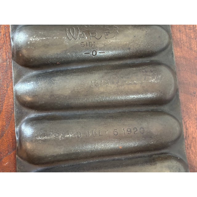 Antique Cast Iron Wagner Ware Cornbread Pan Krusty Korn Kobs, Well Seasoned For Sale - Image 6 of 8