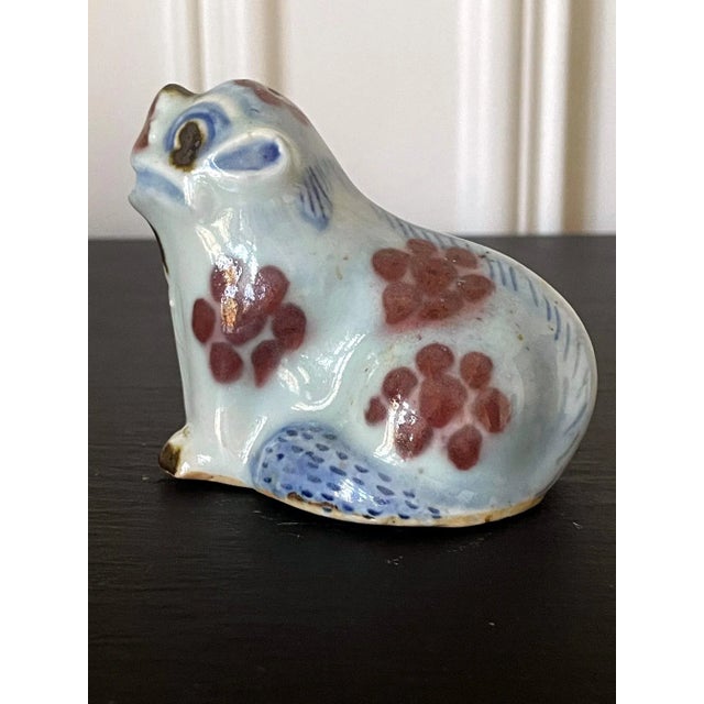 Mid 19th Century Korean Joseon Dynasty Ceramic Dog Form Water Dropper For Sale - Image 12 of 13