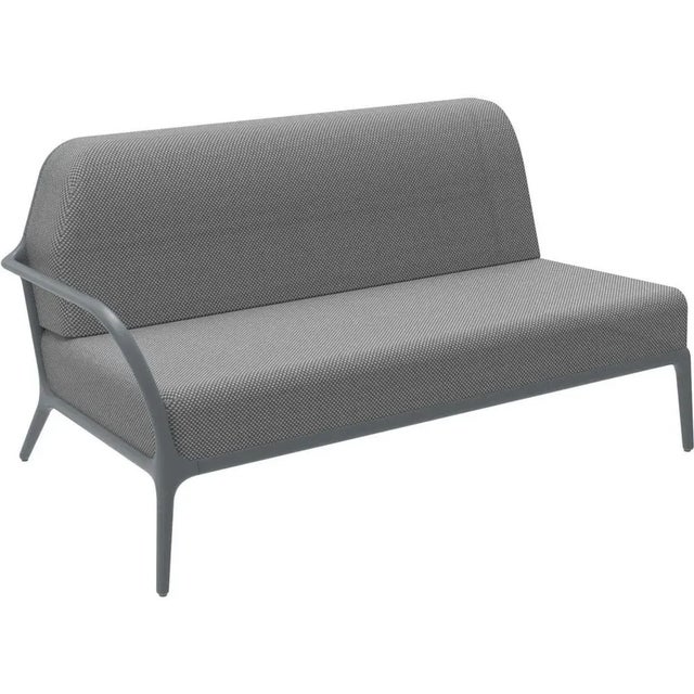 Xaloc right 160 grey modular sofa by mowee dimensions: d100 x w160 x h81 cm (seat height 42 cm) material: aluminum,...
