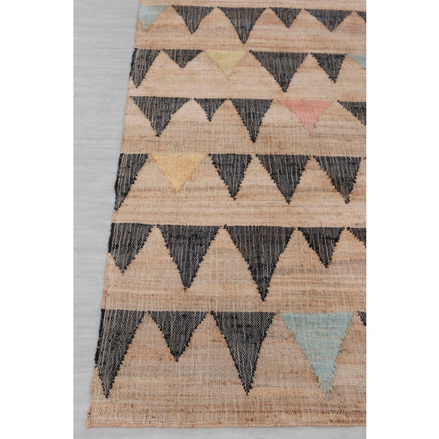 Modern Jute Modern Hand Woven Boho Style Rug 6x9 Ft. For Sale - Image 3 of 13