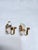 1950s Vendôme 1950s–60s Glass Bead Necklace & Earrings | White Ab & Filigree Set, 3 Pieces For Sale - Image 5 of 14