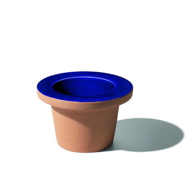 Contemporary Portavaso Pofi in Blue by Mario Scairato for Internoitaliano For Sale - Image 3 of 3