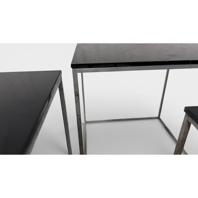 Poul Kjaerholm 1960s Pk71 Nesting Tables by Poul Kjærholm for E. Kold Christensen For Sale - Image 4 of 12