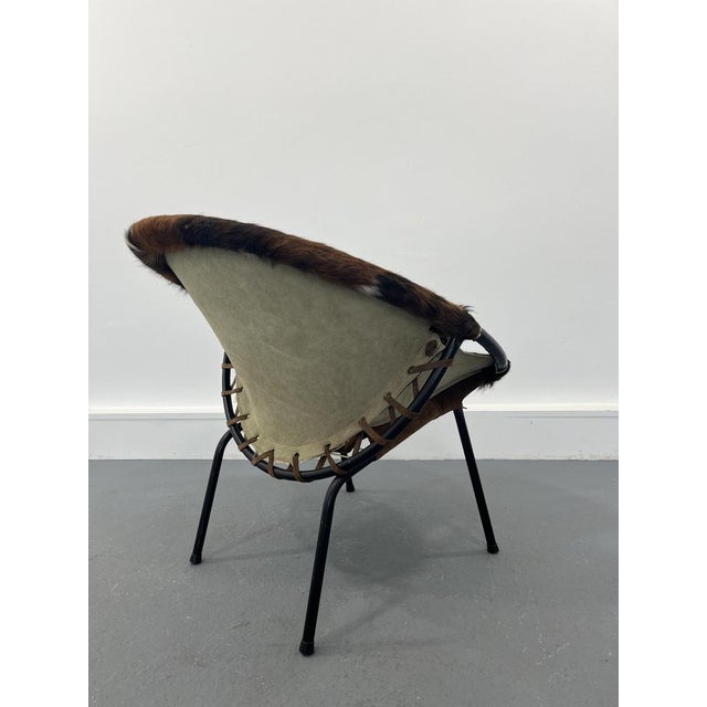 Metal Mid-Century Balloon Armchair from Lusch & Co, 1960s For Sale - Image 7 of 15