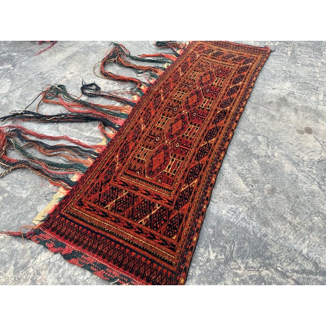 Antique Turkmen Wall Hanging Jalar Rug For Sale - Image 4 of 5