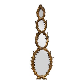 Late 20th-C. Regency Style Gilt Mirror Att. To Maitland-Smith For Sale