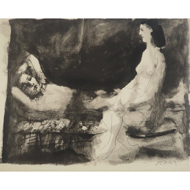 Pablo Picasso, The Lovers, Lithograph and Stencil For Sale - Image 6 of 6