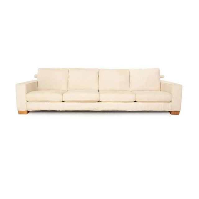 Status 4-Seater Sofa in Cream Fabric from Flexform For Sale - Image 10 of 10
