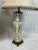 1970s Bombay Table Lamps Porcelain White Floral Oriental Accent Fringe Shades Set of 2 For Sale - Image 14 of 17