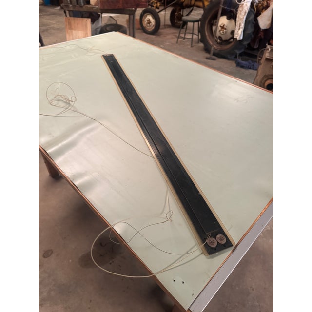 1960s Vintage Solid Oak Mayline Drafting Table With Topper For Sale - Image 13 of 14