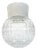 Vintage White Porcelain Ceiling Light, 1970s For Sale