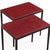 Contemporary Pair of Iron and Leather Side Tables in the Manner of Jean-Michel Frank, Contemporary For Sale - Image 3 of 4