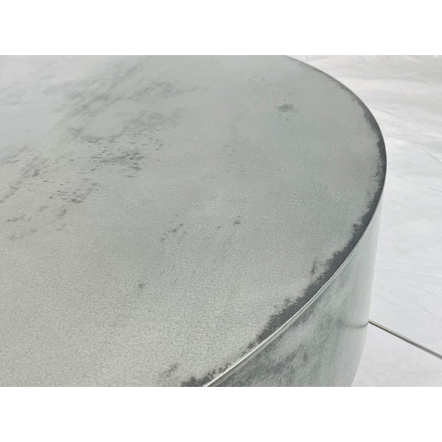 "Loren" Coffee Table by Draga & Aurel for Baxter, Aged Nickel & Copper, Italy For Sale - Image 14 of 17