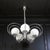 Italian Chrome and Murano Glass Sphere Chandeliers, 1970, Set of 2 For Sale - Image 4 of 15