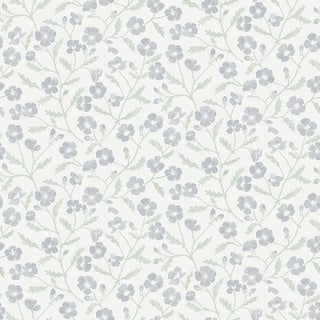 Sample - Boråstapeter Mira Wallpaper in Slate For Sale