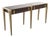 "Micra" Credenza & Console With Bronze For Sale