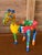 Hand-Painted Alebrije-Style Folk Art Giraffe Planter For Sale - Image 10 of 10