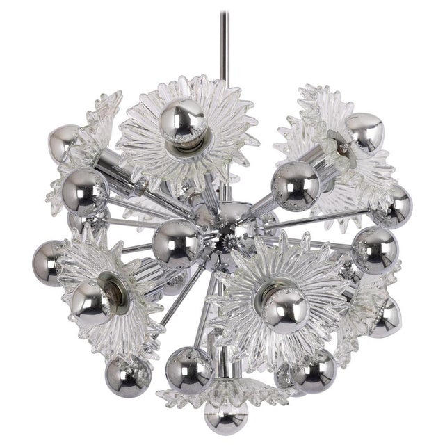 Mid-Century Sputnik Chandelier from Doria Leuchten, Germany, 1970s For Sale - Image 13 of 13