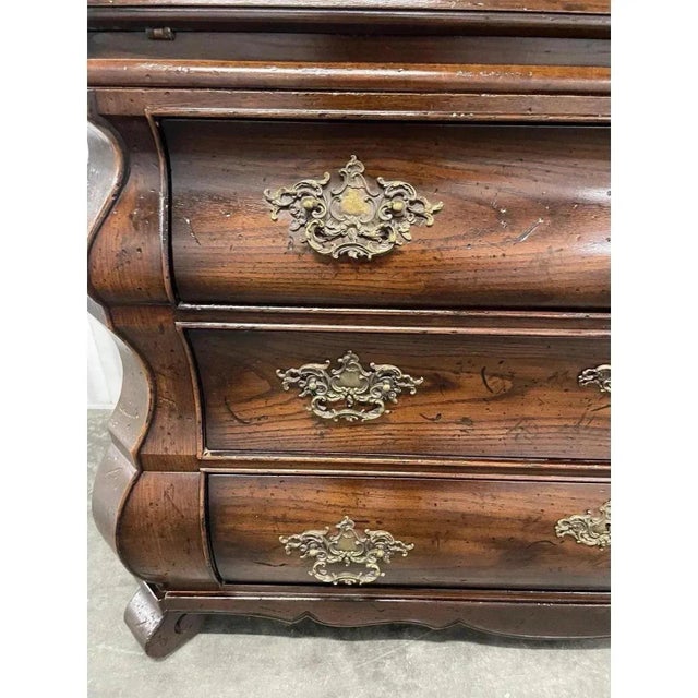 French Country Henredon Four Centuries French Country Style Secretary Desk by Henredon For Sale - Image 3 of 9