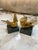 Bronze Pair of 1970s Gilded Bronze Bird Sculpture on Marble Base For Sale - Image 8 of 8