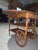 Drop leaf tea cart, bar cart. Beautiful vintage patina.