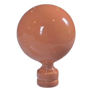 Hand-Lacquered Lamp Finial – Canyon Sunset For Sale
