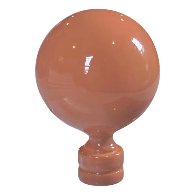 Hand-Lacquered Lamp Finial – Canyon Sunset For Sale
