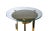 Dorothy Thorpe Dorothy Thorpe Illuminated Brass and Glass Side Table For Sale - Image 4 of 10