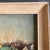 Vintage Impressionist Village Scene Painting Signed 1940’s For Sale In Philadelphia - Image 6 of 8