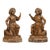 French Carved-Wood Putti Figures, 19th Century - A Pair For Sale