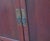 Wood Antique Boho Two-Door Cabinet with Drawers, 1910s For Sale - Image 7 of 8