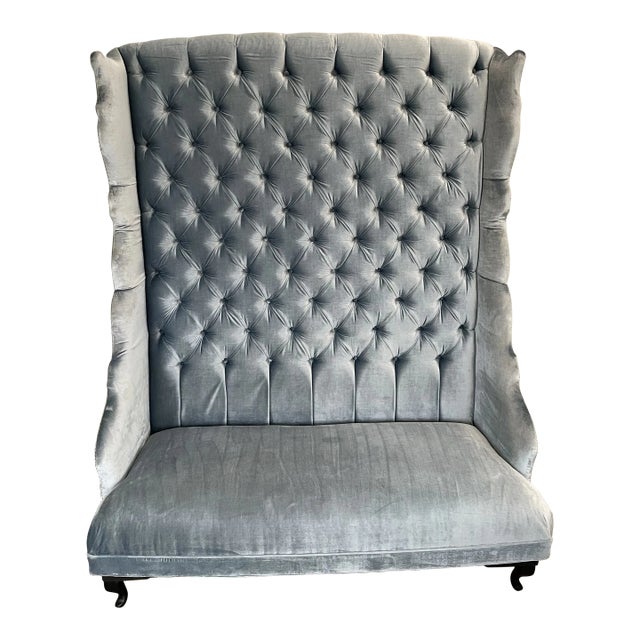 Margot Velvet Tufted Banquette From Haute House For Sale